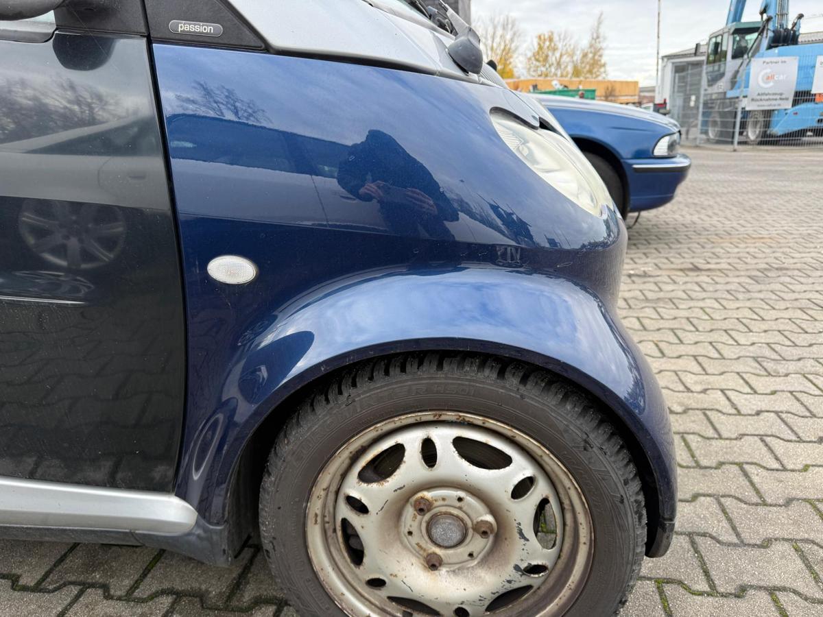 Smart ForTwo Coupe 450 original Kotflügel vorn rechts EAF Star Blue BJ03 Smart ForTwo Coupe 450 original Kotflügel vorn rechts EAF Star Blue BJ03